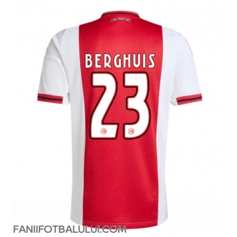 Ajax Steven Berghuis #23 Tricou Fotbal Replică 2025-26 Barbati Acasa